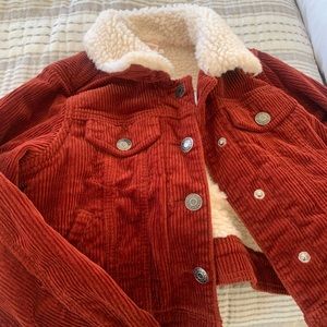 cordoroy fleece jacket